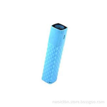 ABS Mini colorful Portable USB Power Bank 2600mah with LED